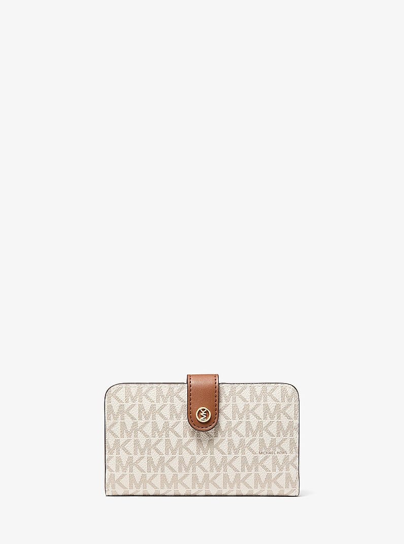Jet Set Travel Medium Signature Logo Billfold Wallet