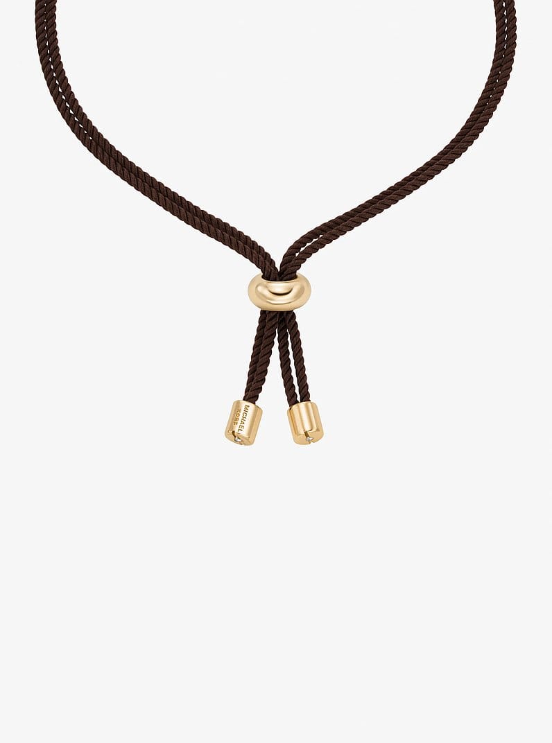 Horsebit Corded Slider Bracelet