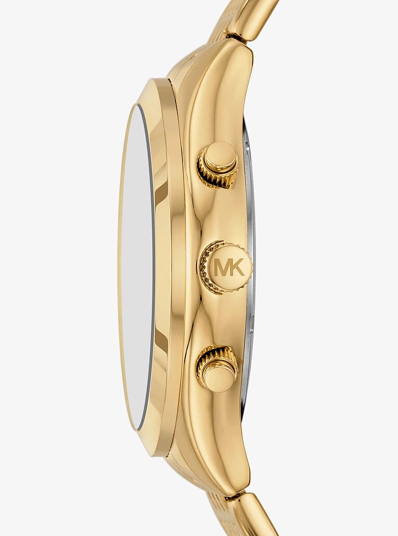 Oversized Aspyn Gold-Tone Watch