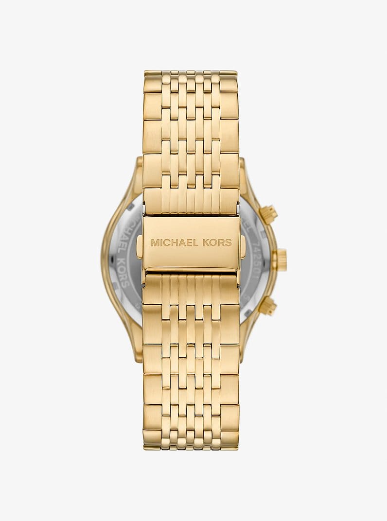 Oversized Aspyn Gold-Tone Watch