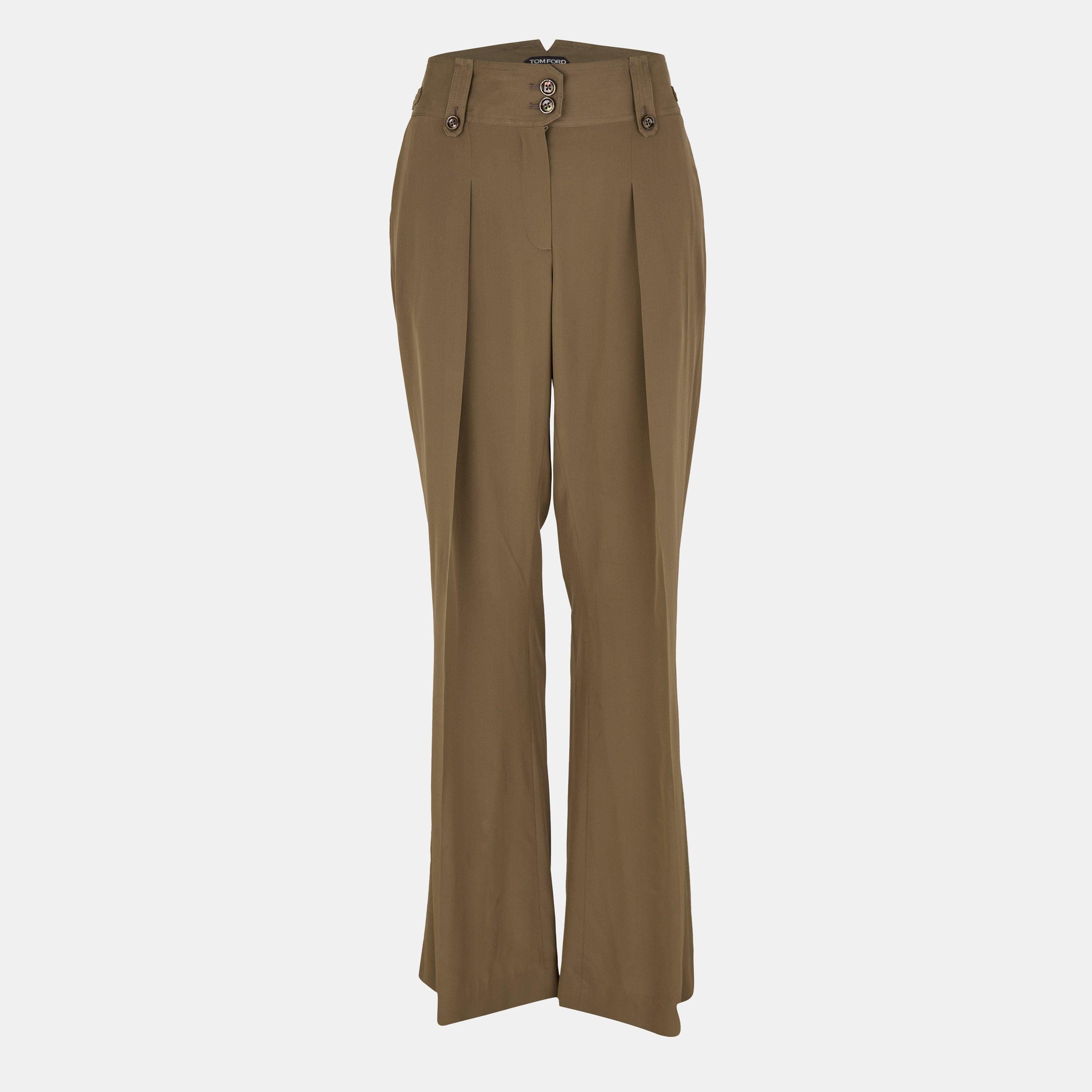 High Rise Wide Leg Trousers