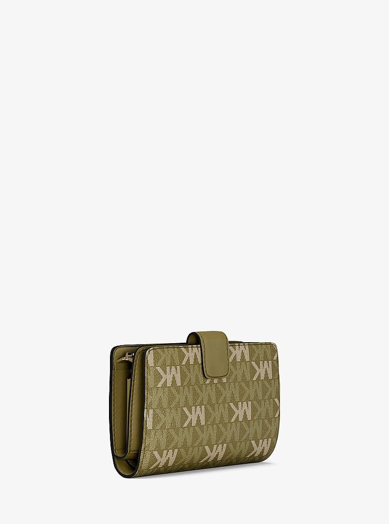 Jet Set Travel Medium Signature Logo Billfold Wallet