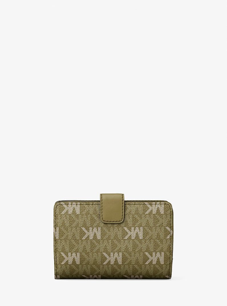 Jet Set Travel Medium Signature Logo Billfold Wallet
