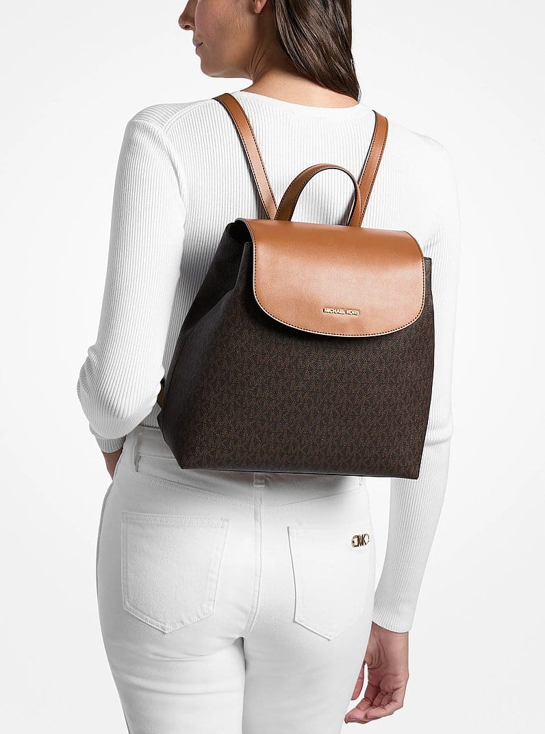 Maya Medium Signature Logo Backpack