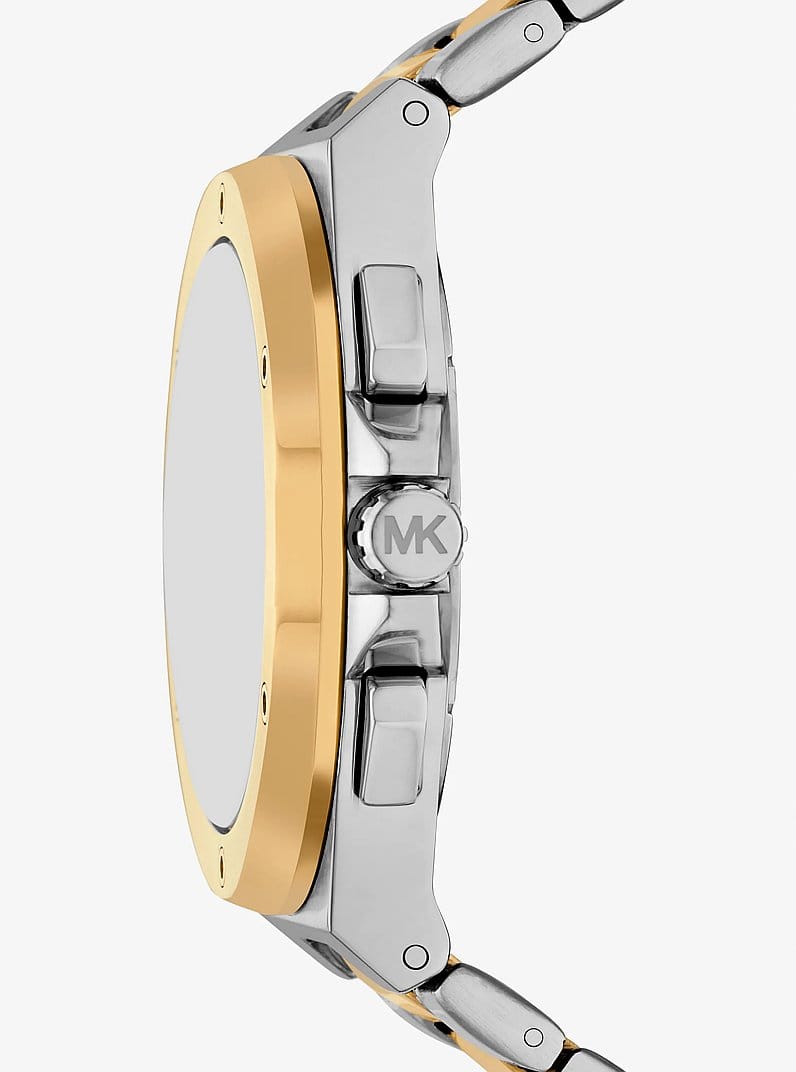 Oversized Lennox Two-Tone Watch