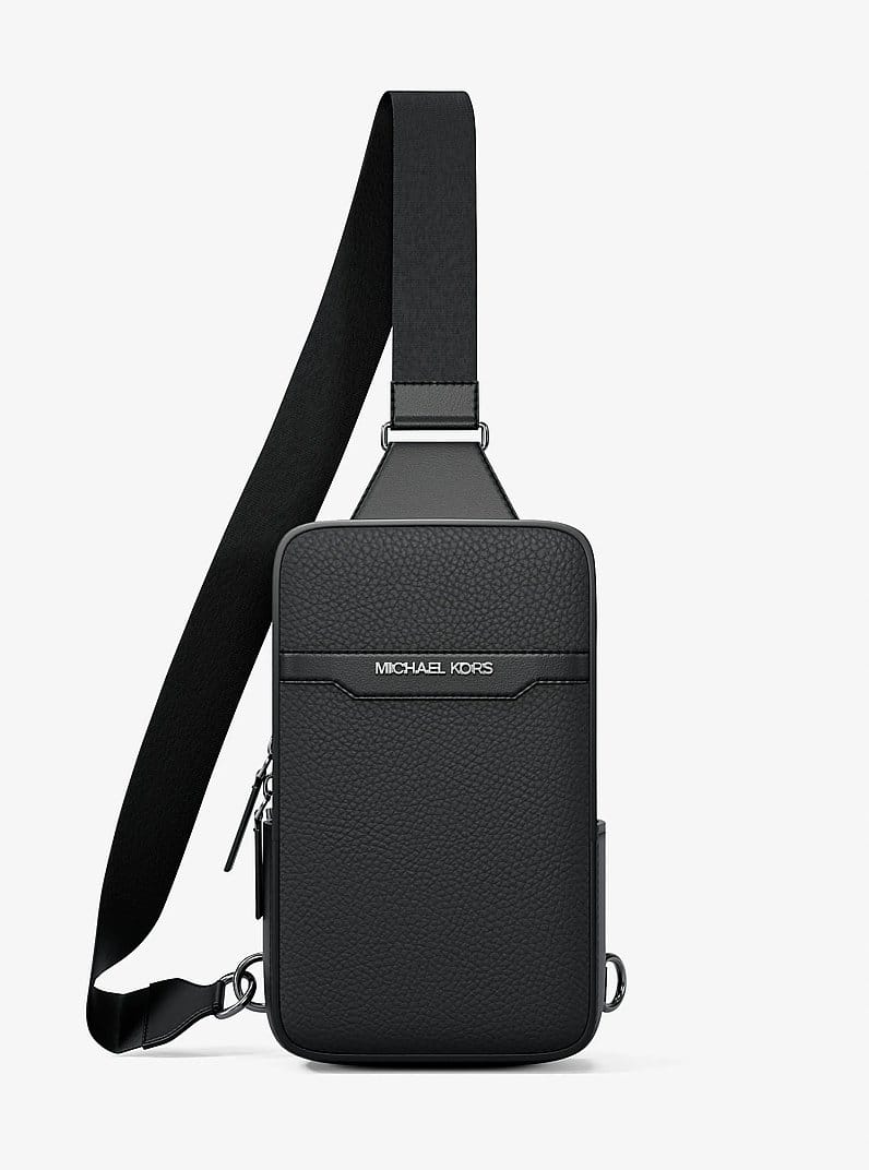 Cooper Medium Pebbled Leather Sling Pack