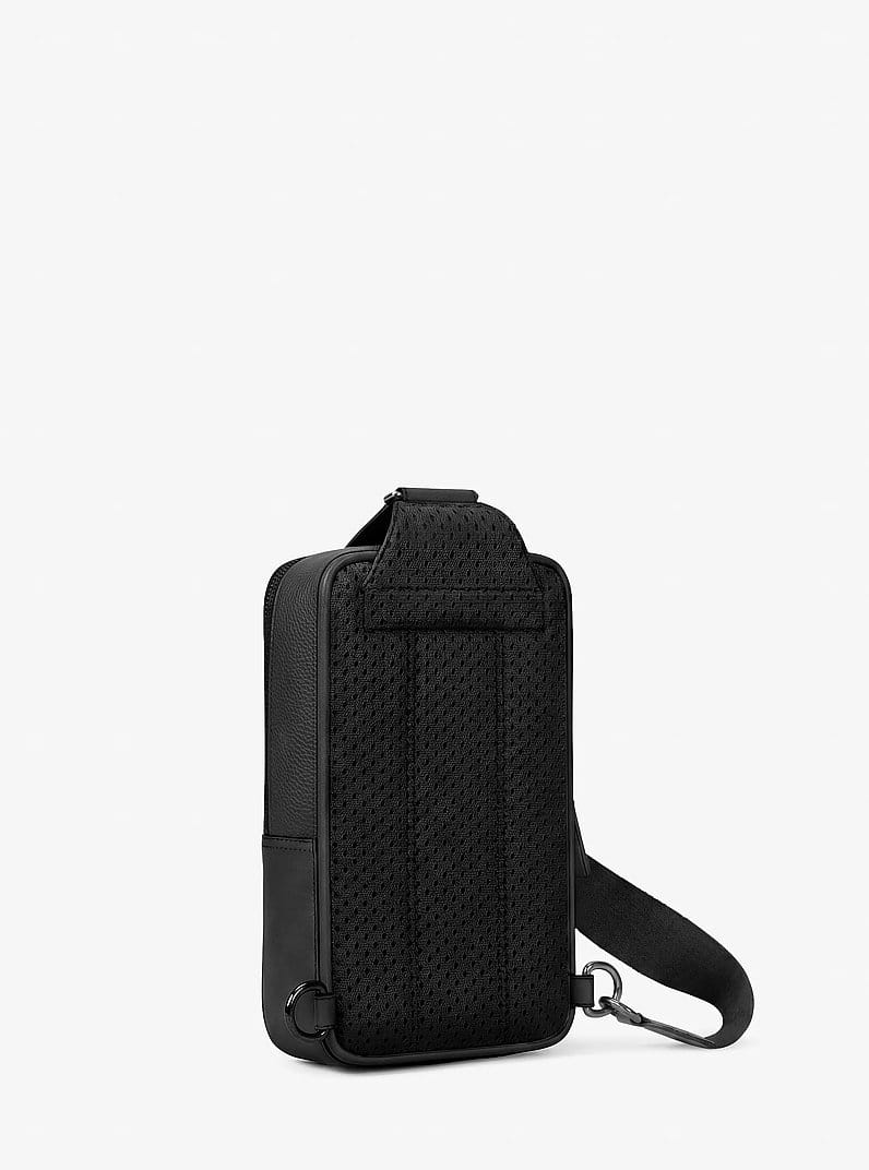 Cooper Medium Pebbled Leather Sling Pack