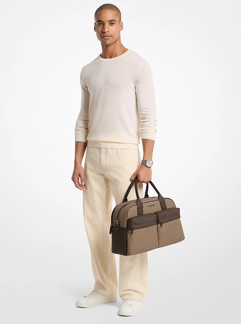 Pacey Medium Signature Logo Bowling Bag