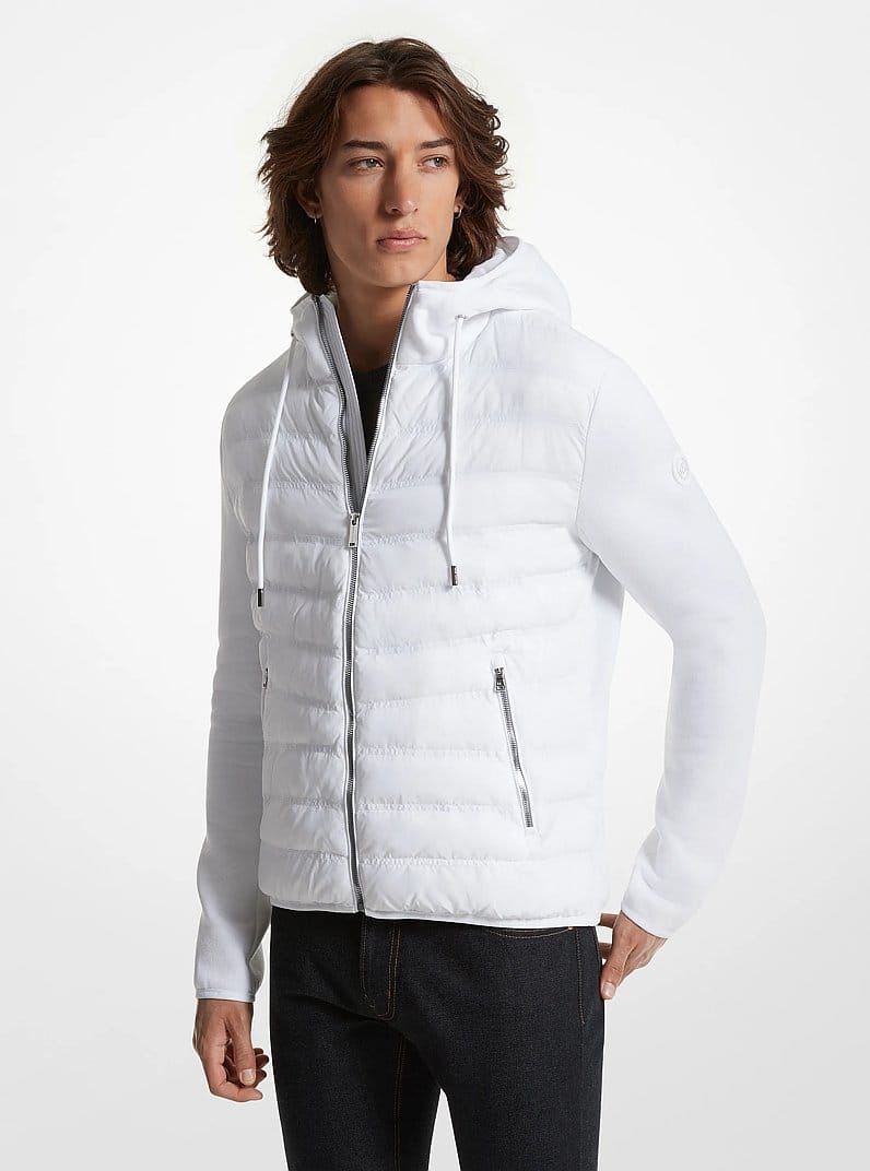 Galway Quilted Mixed-Media Jacket