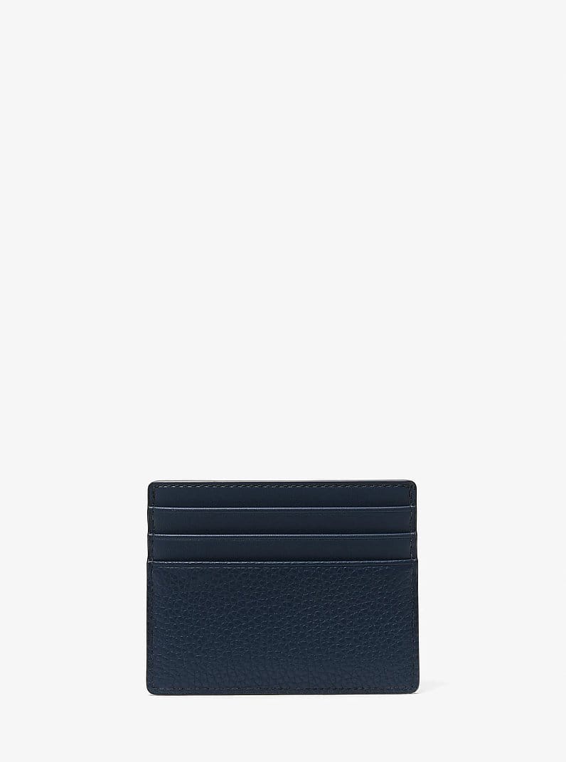 Cooper Pebbled Leather Tall Card Case