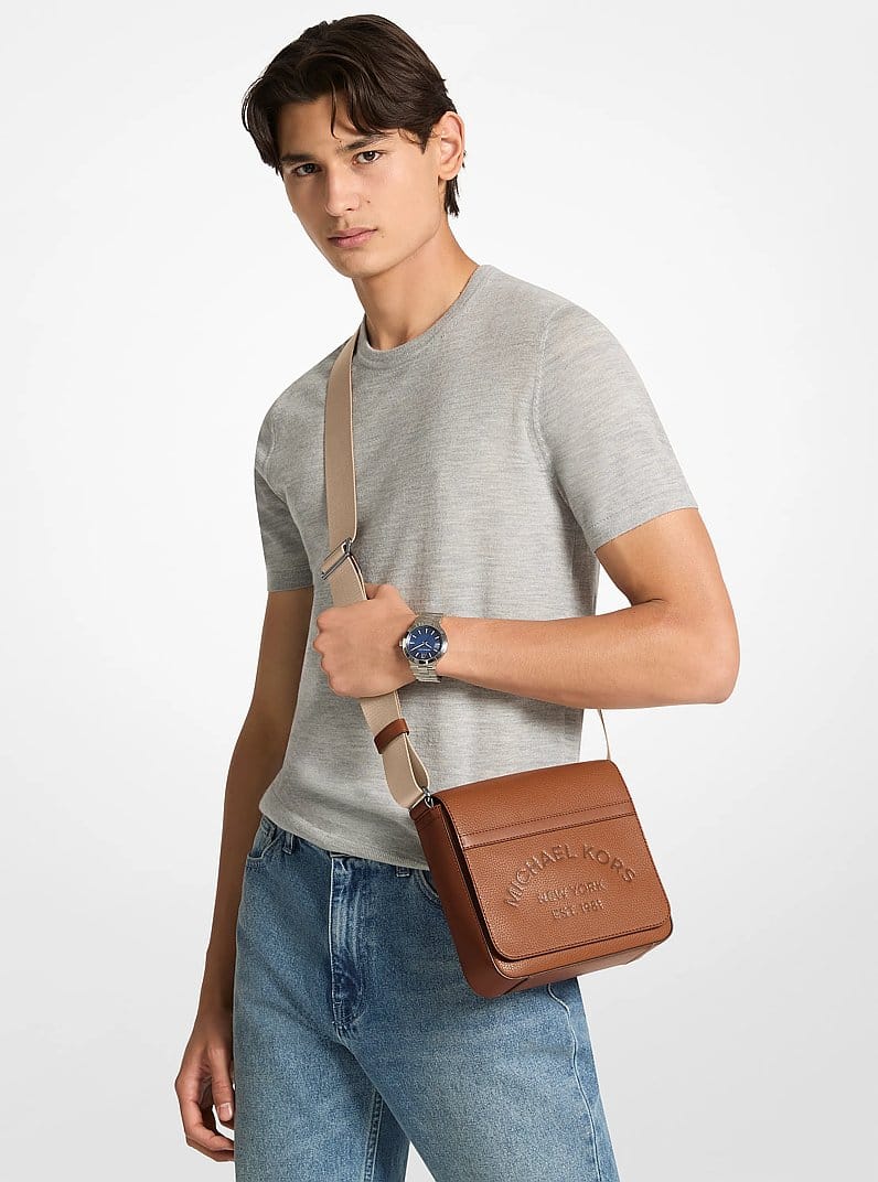 Cooper Pebbled Leather Crossbody Bag