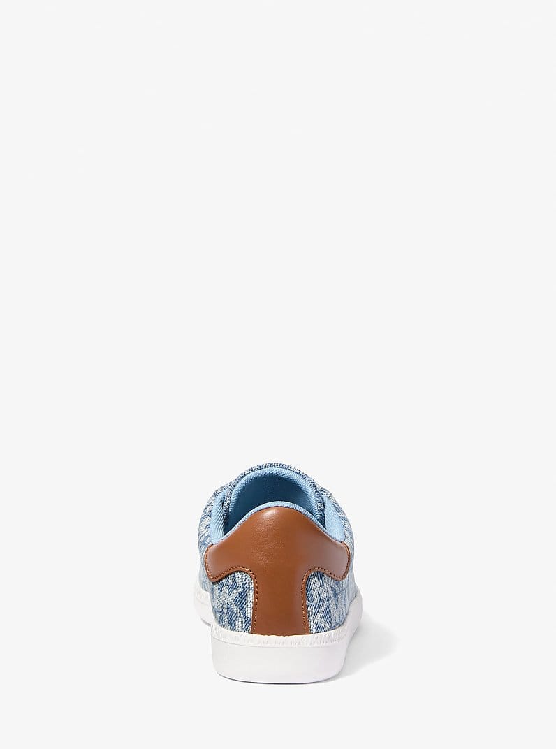 Sammy Signature Logo Print Denim Sneaker