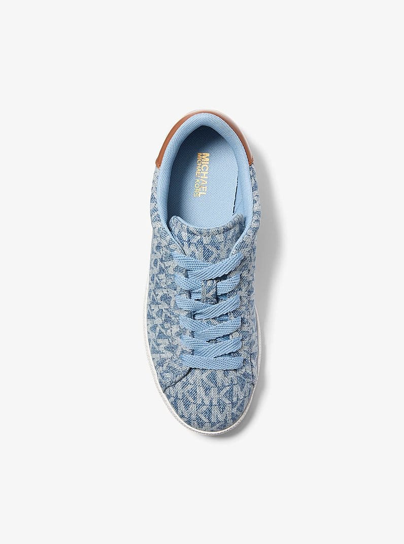 Sammy Signature Logo Print Denim Sneaker