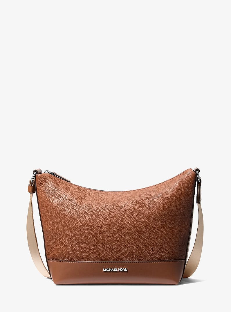 Cooper Pebbled Leather Crescent Bag