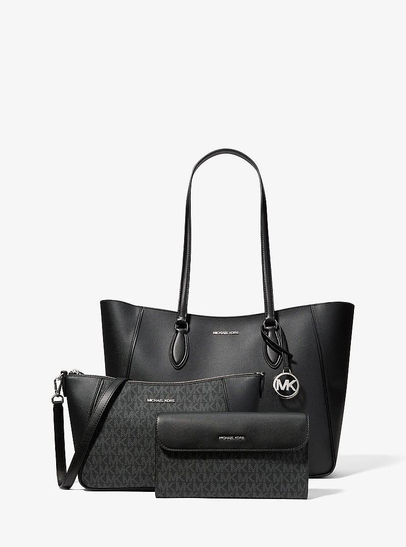Jet Set Travel Large Smooth and Signature Logo 3-in-1 Tote Bag