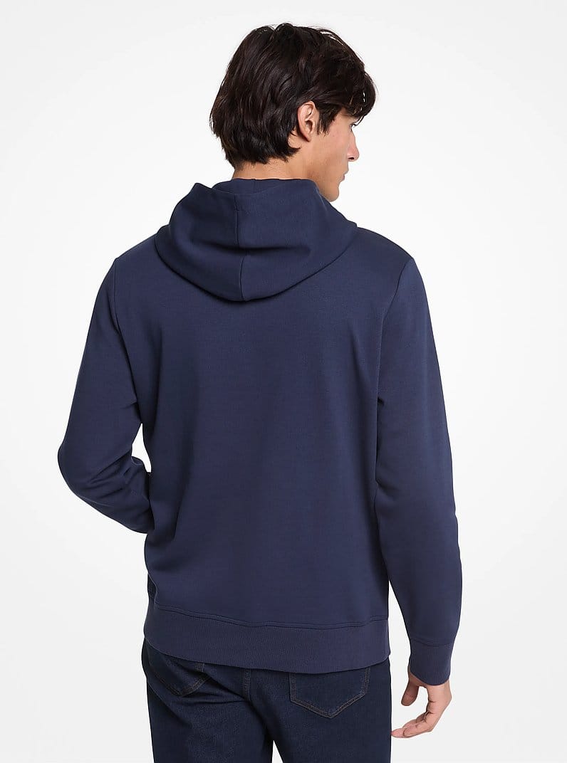 Logo Cotton Blend Hoodie