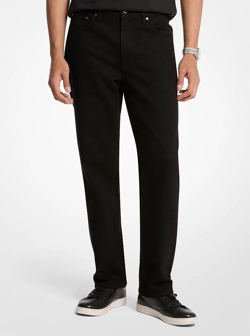 Finn Straight-Fit Stretch Denim Jeans