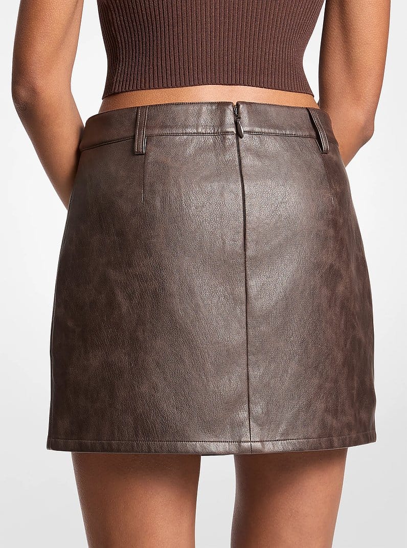 Distressed Mini Skirt