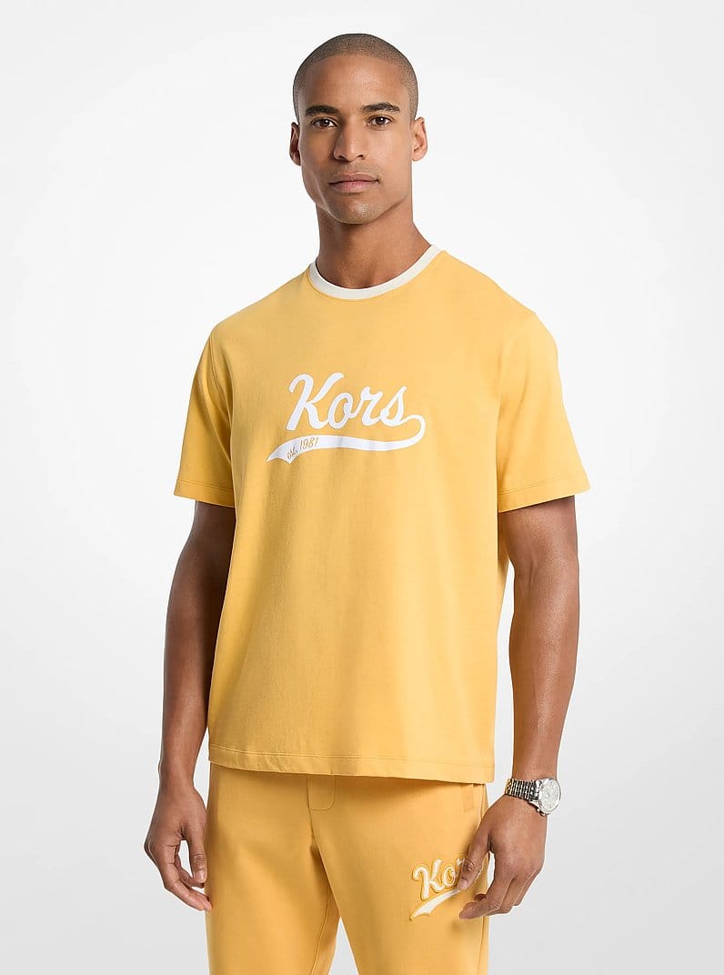KORS Varsity Cotton Jersey T-Shirt