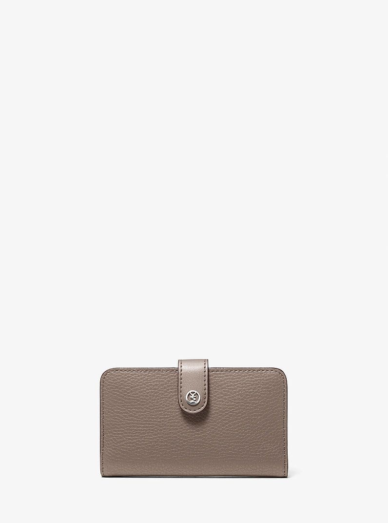 Jet Set Travel Medium Pebbled Leather Wallet