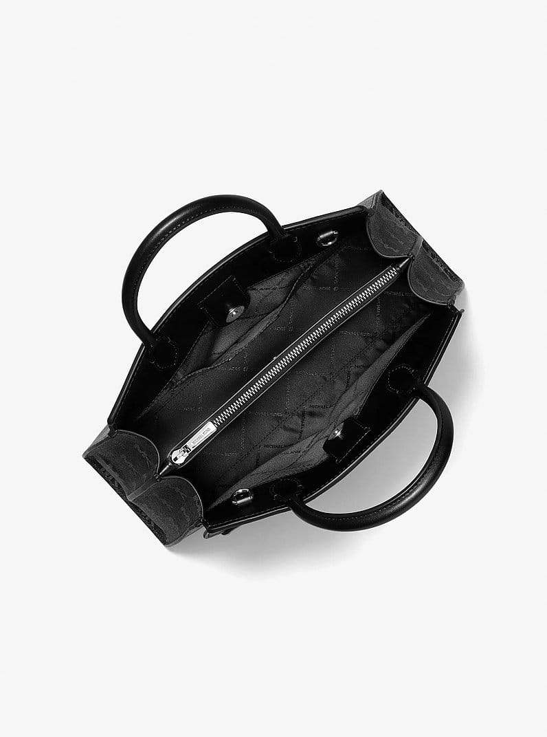 Greta Medium Signature Logo Satchel