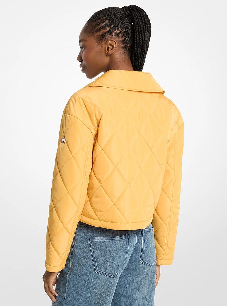 Cropped Quilted Jacket
