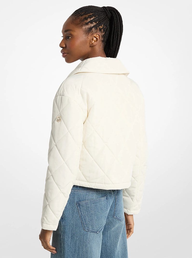 Cropped Quilted Jacket