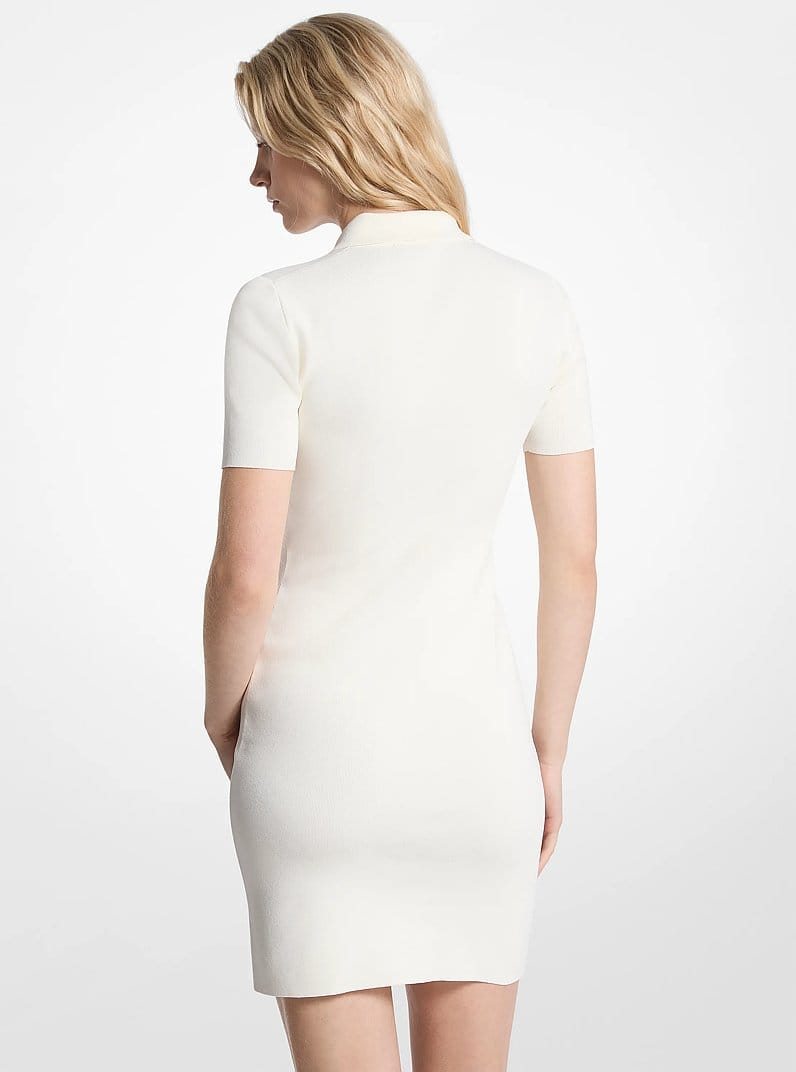 Viscose Blend Mini Dress