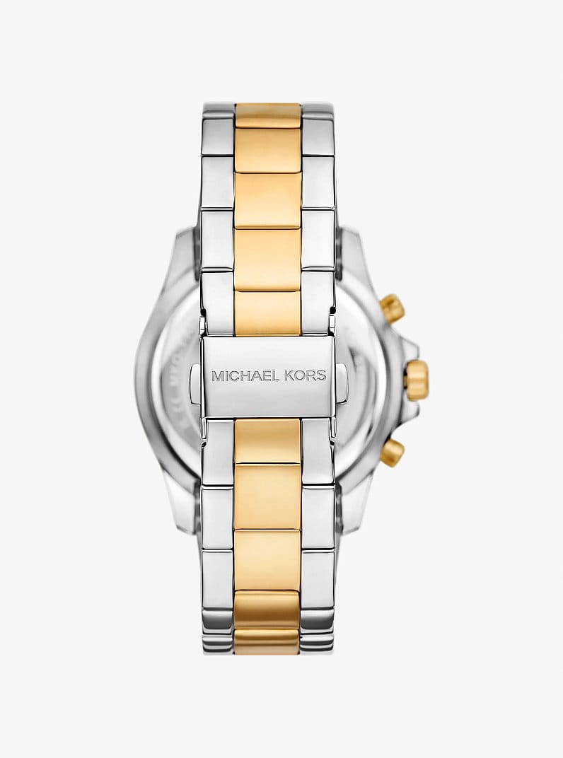 Oversized Everest Pavé Two-Tone Watch