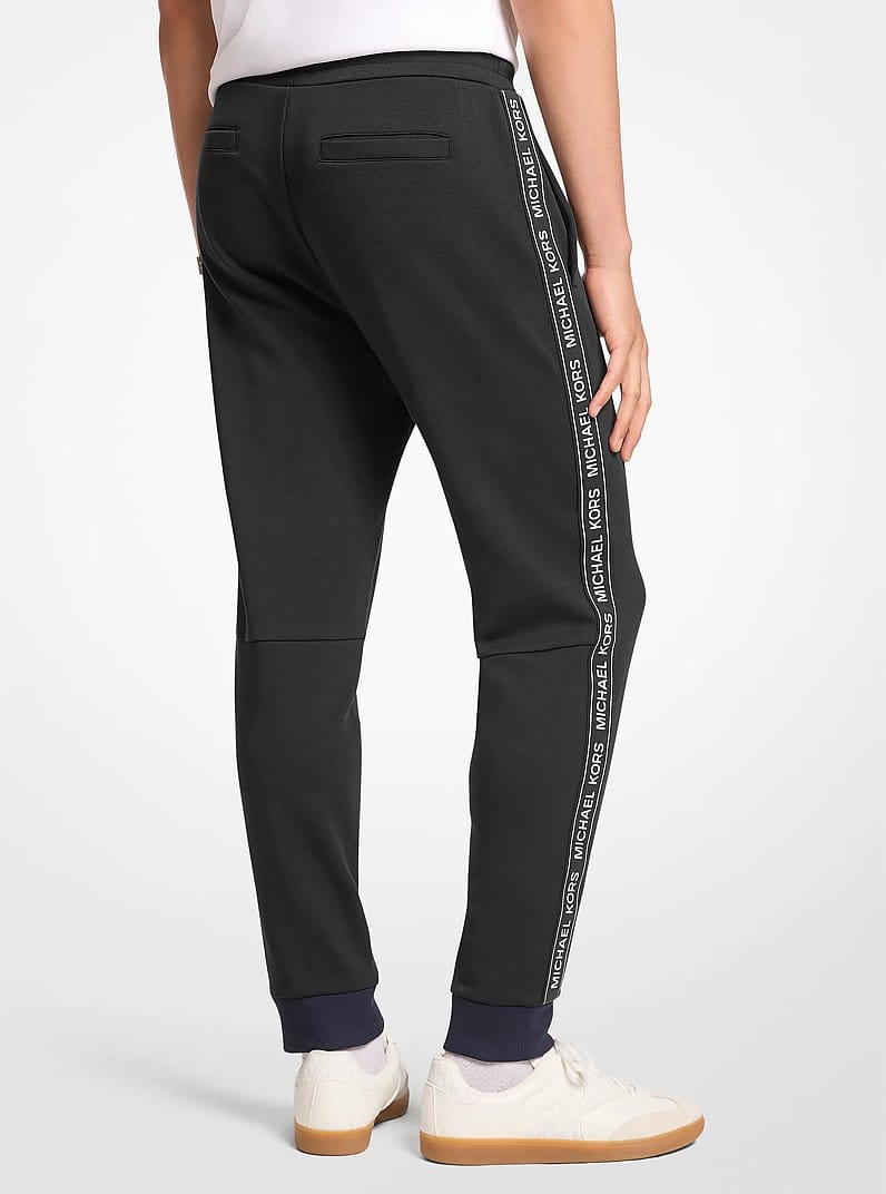 Logo Tape Cotton Blend Joggers
