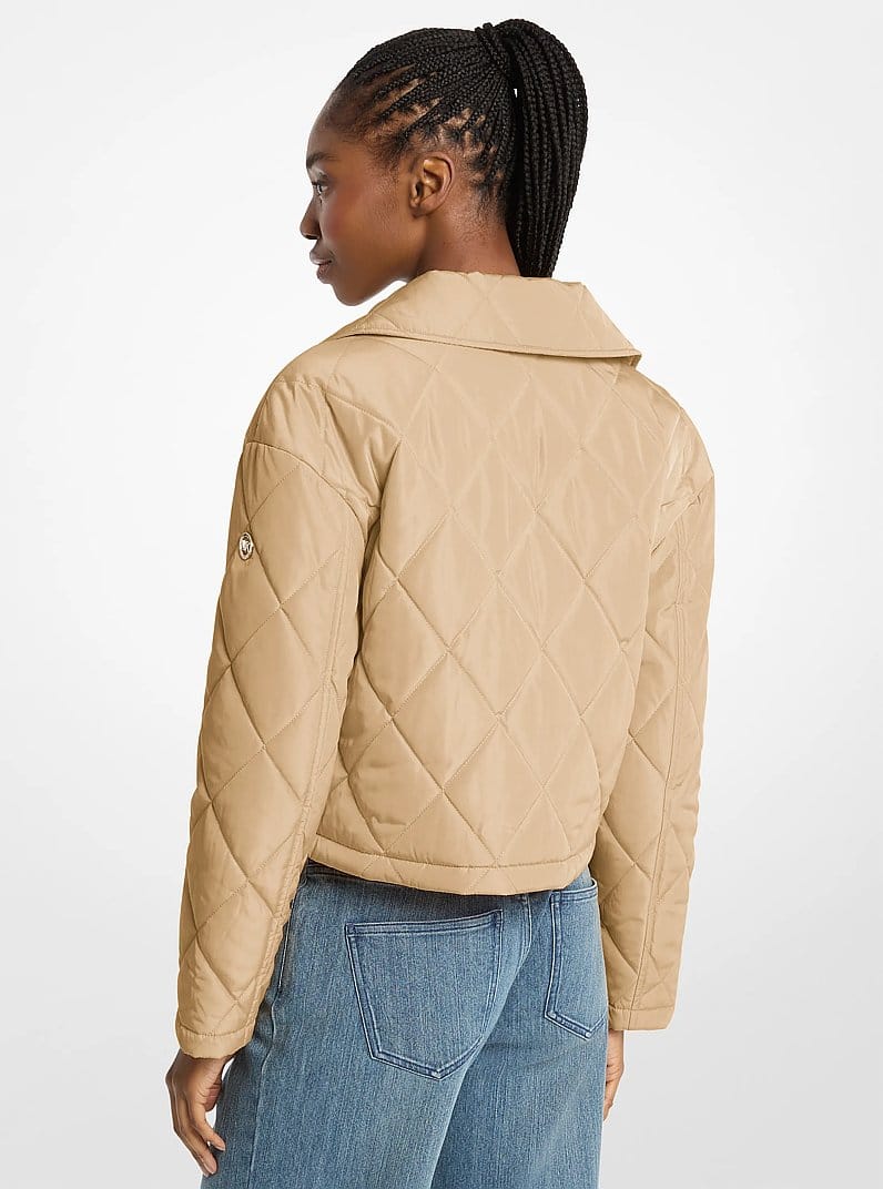 Cropped Quilted Jacket