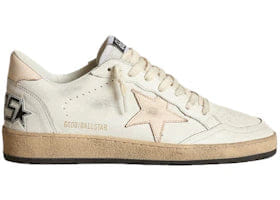 Golden Goose Ball Star Ltd White Salmon Pink Womens