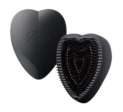 Refa Heart Brush Mat Black