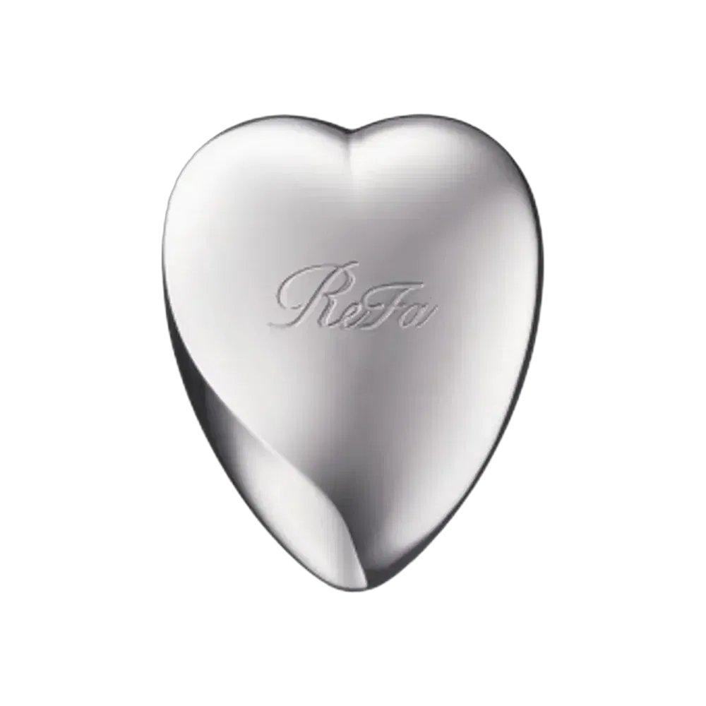 Refa Heart Brush Silver