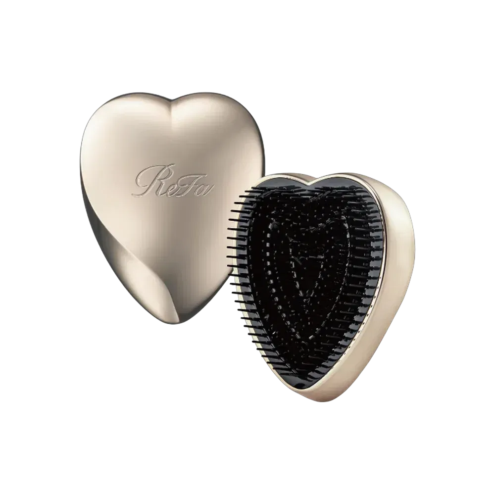 Refa Heart Brush Champagne Gold mini