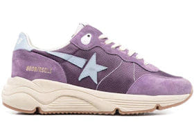 Golden Goose Running Sole Mauve Purple Sky Blue Cream Womens
