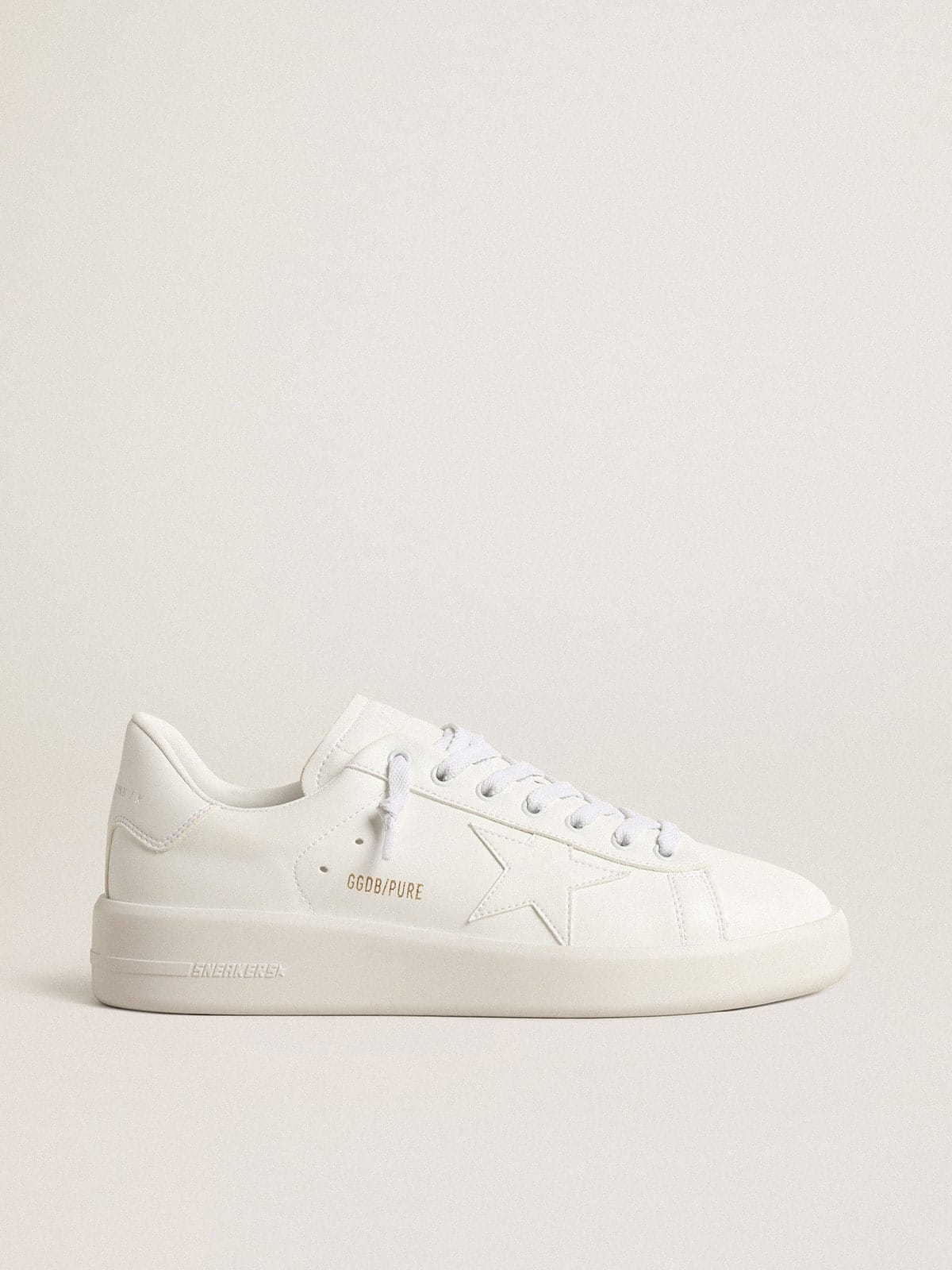 Golden Goose Mens Bio-Based Purestar With White Star And Heel Tab Mens