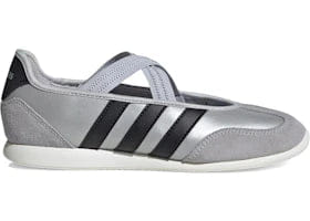 Adidas Barreda Mary Jane Silver Metallic Black Womens