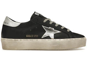 Golden Goose Hi-Star Black Silver Womens