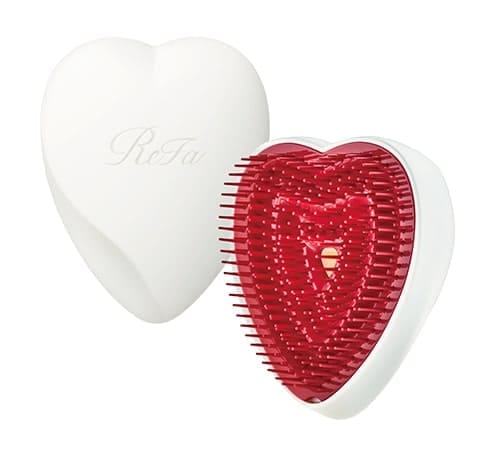 Refa Heart Brush Mat White