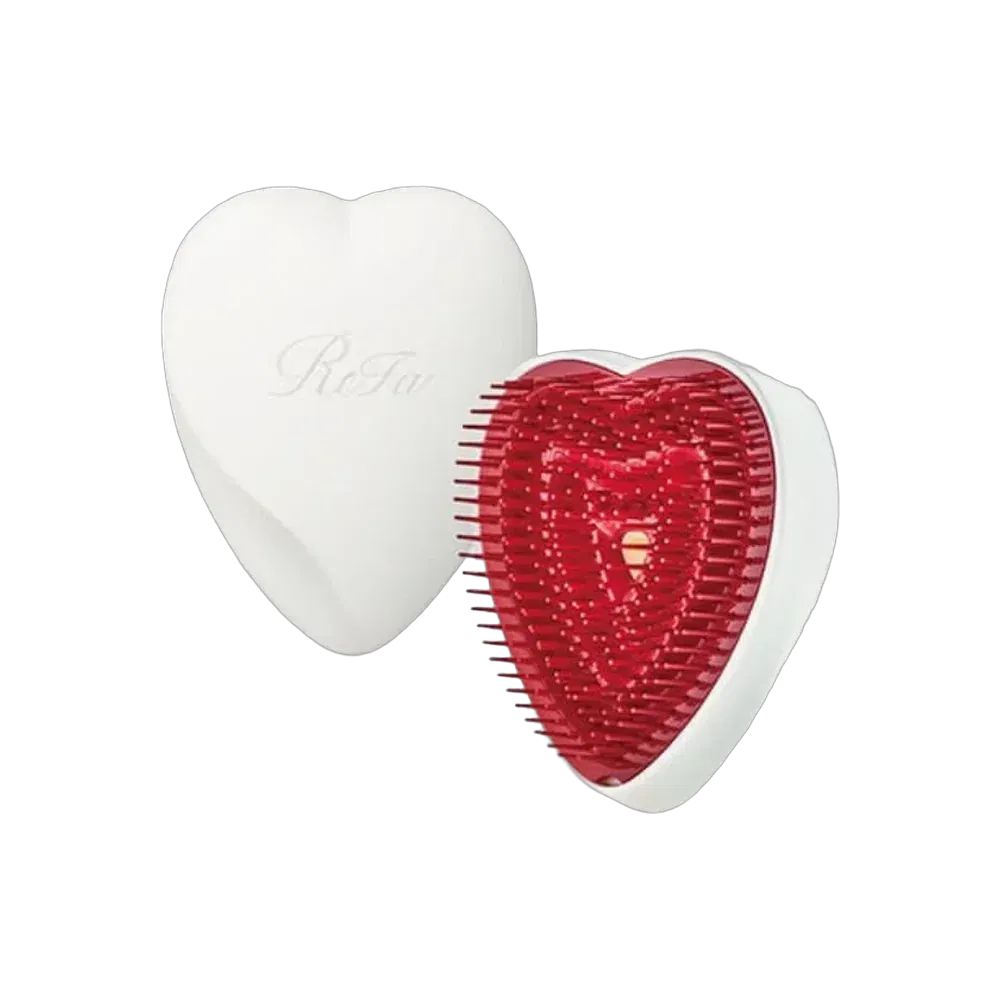 Refa Heart Brush Mat White