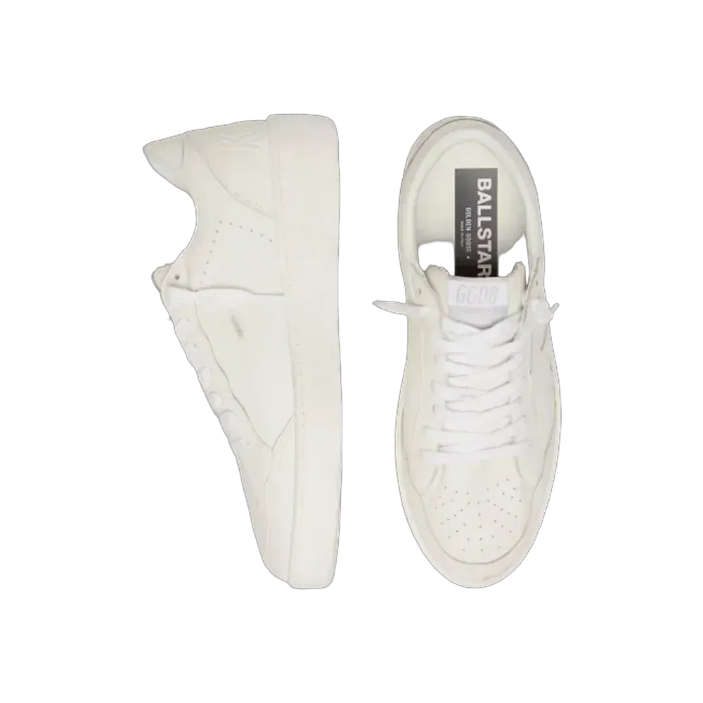 Golden Goose Ball Star With White Leather Star And Heel Tab