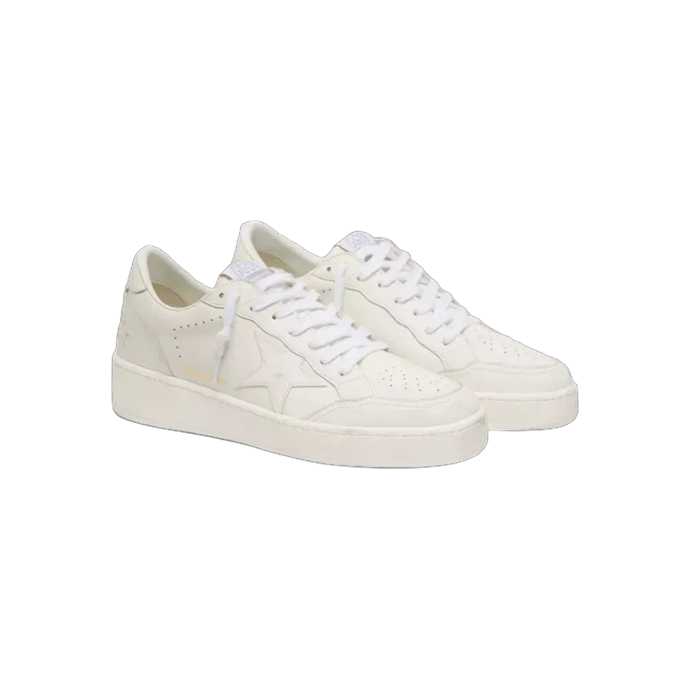 Golden Goose Ball Star With White Leather Star And Heel Tab