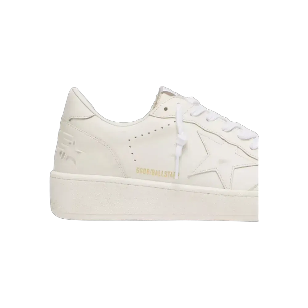 Golden Goose Ball Star With White Leather Star And Heel Tab