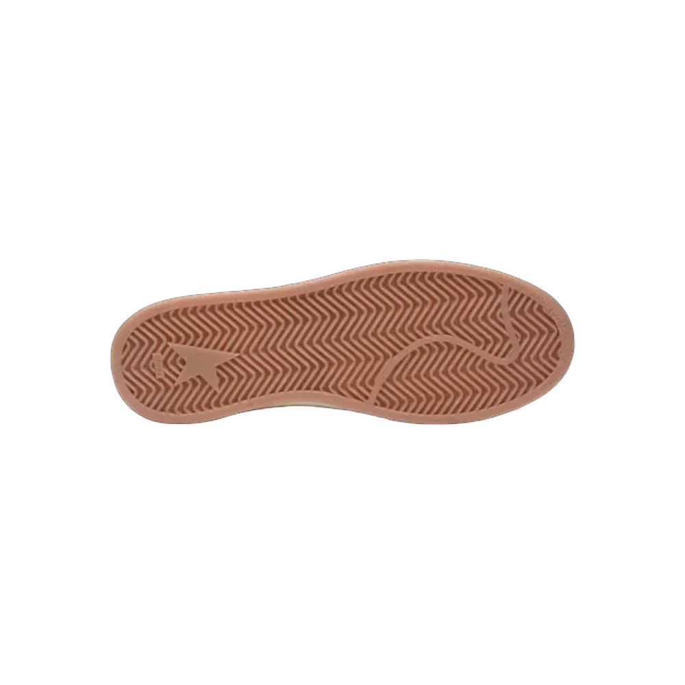 Golden Goose Ball Star With Ice-Gray Suede Star And Glossy Black Leather Heel Tab