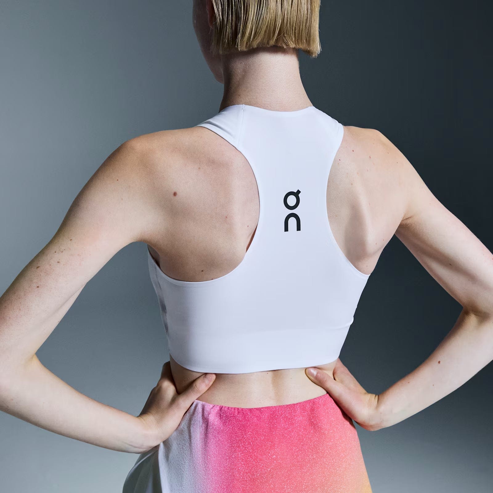 On Court Crop Top White (Women'S)