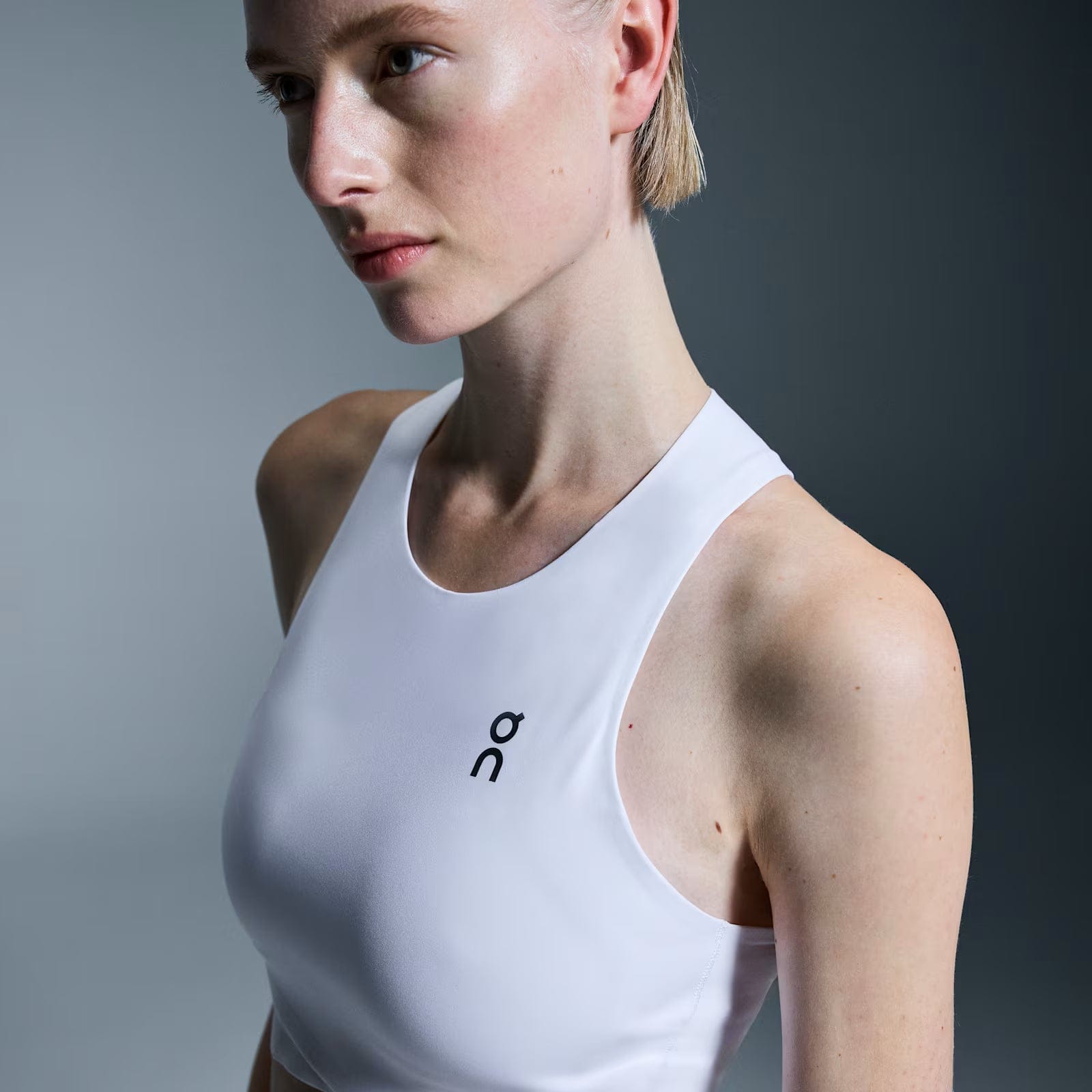 On Court Crop Top White (Women'S)