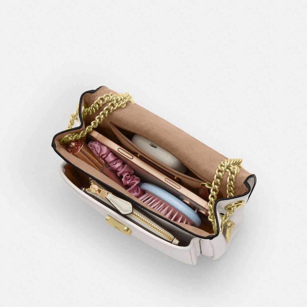 Coach Elodie Crossbody Bag 18 Gold Chalk