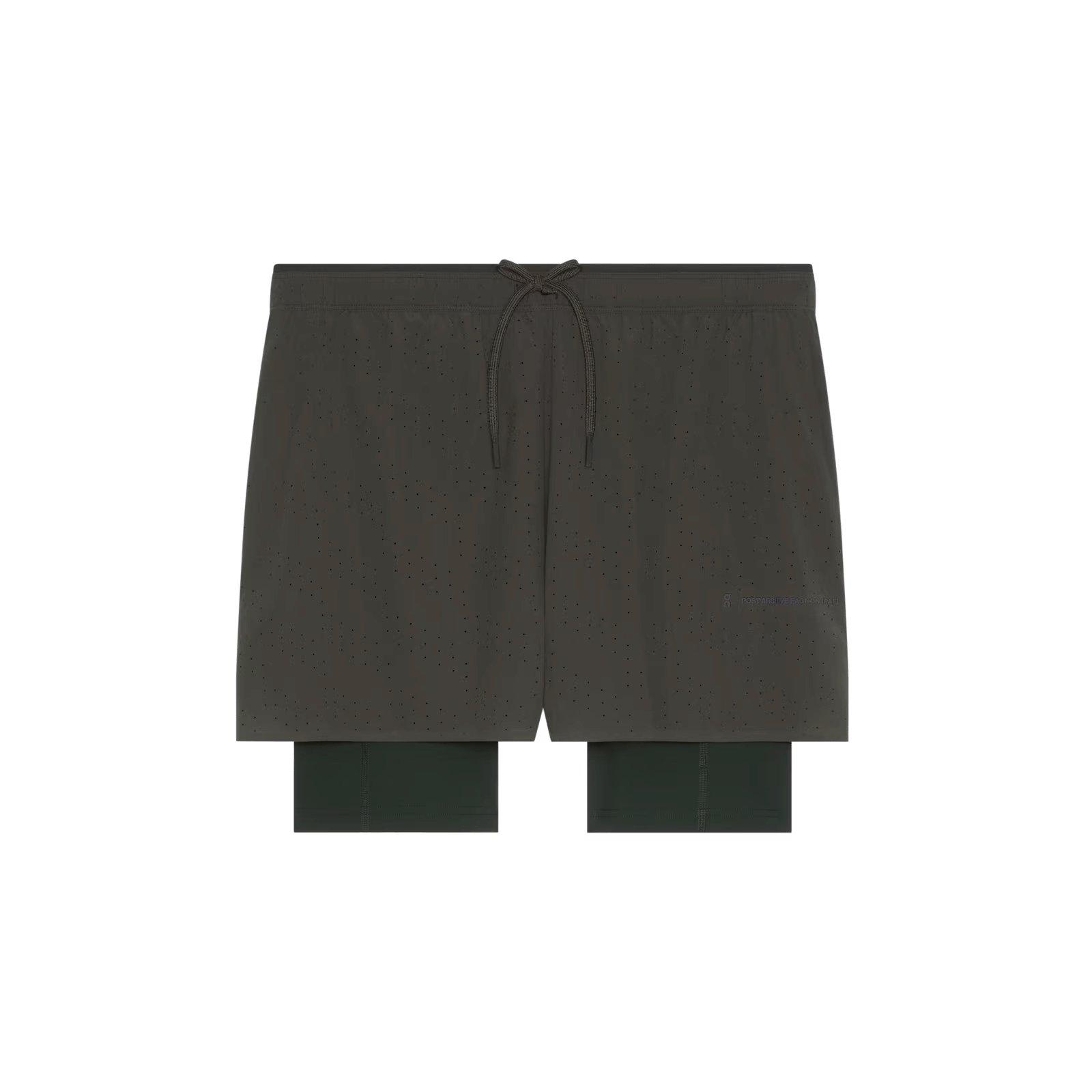 On Zero 2-In-1 Shorts Paf Molasses | Black