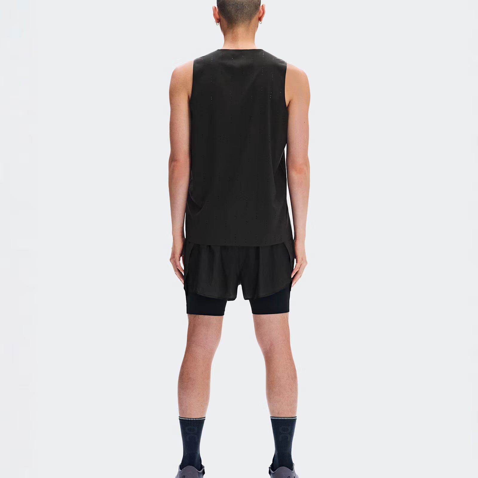 On Zero 2-In-1 Shorts Paf Molasses | Black